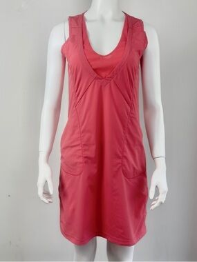 Indygena Women’s Liike III Woven Dress V Neck Athletic Sleeveless S/P